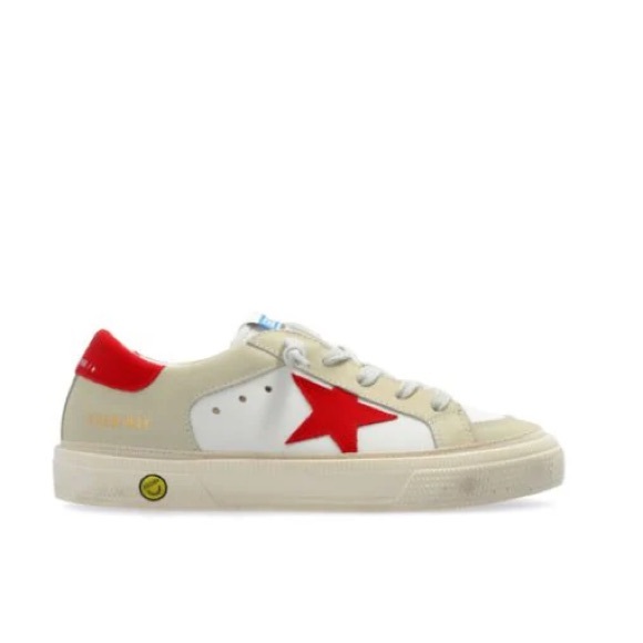 GOLDEN GOOSE MAY Red/White Sneakers BRAND NEW - Picture 6 of 12